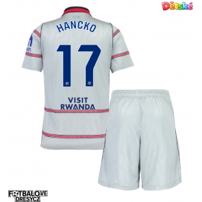 Atletico Madrid David Hancko #17 Dětské Alternativní dres komplet 2026-27 Krátký Rukáv (+ trenýrky)